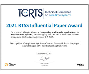 TCRTS 2021 Awards to the Retis Lab